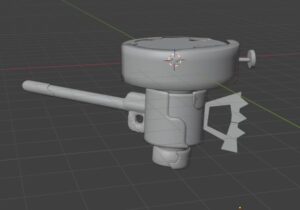 blenderで作ったデカヌチャンのハンマー